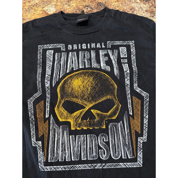 Harley-Davidson Skull Lightning Tee - Picture 2 of 5